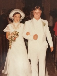 My parents right after they tied the knot!